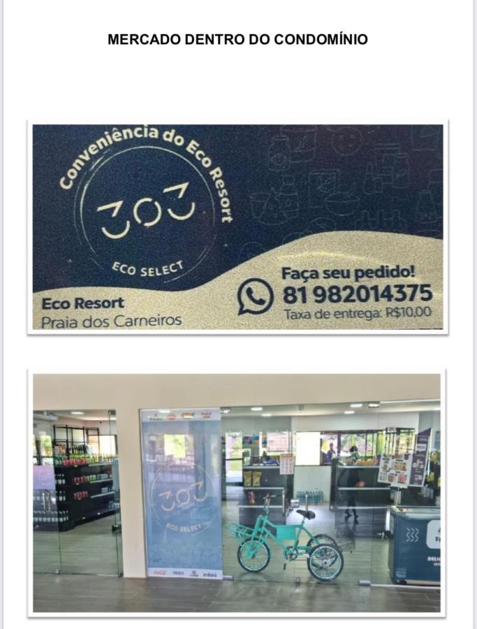 Warung Praia Dos Carneiros Bagian luar foto